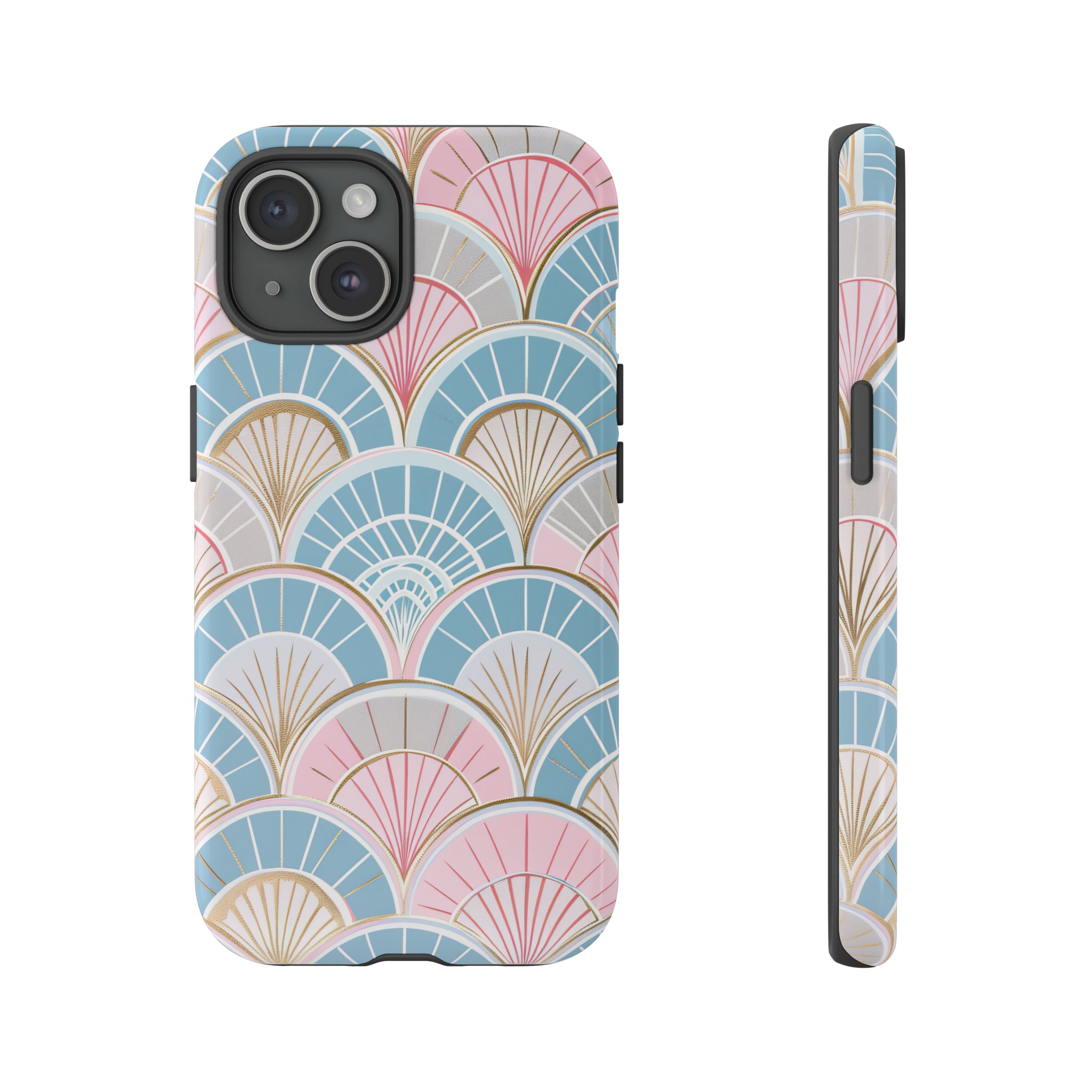 Art Deco Floral Fusion - Protective Phone Case