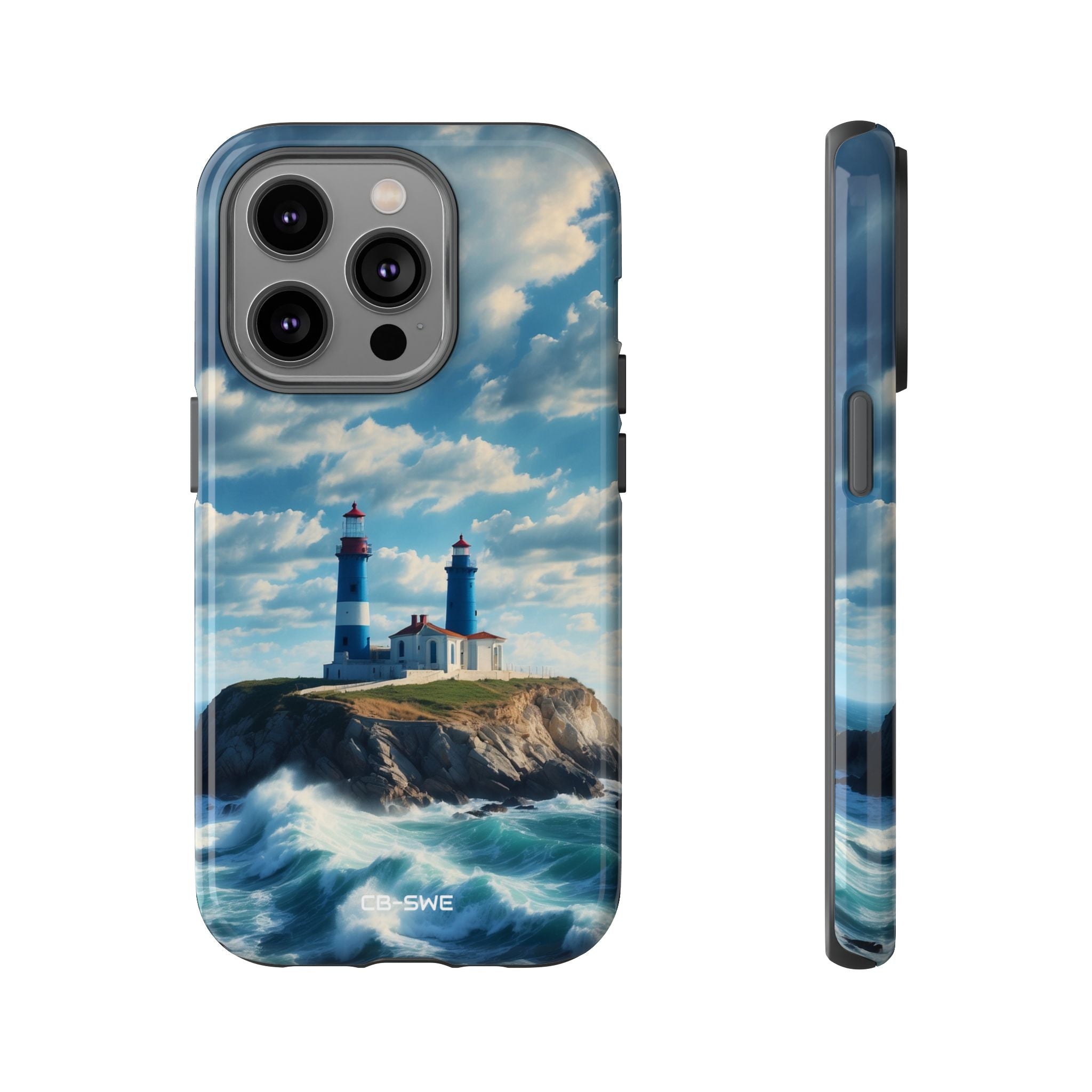 Lighthouse Guards Waves - iPhone Case