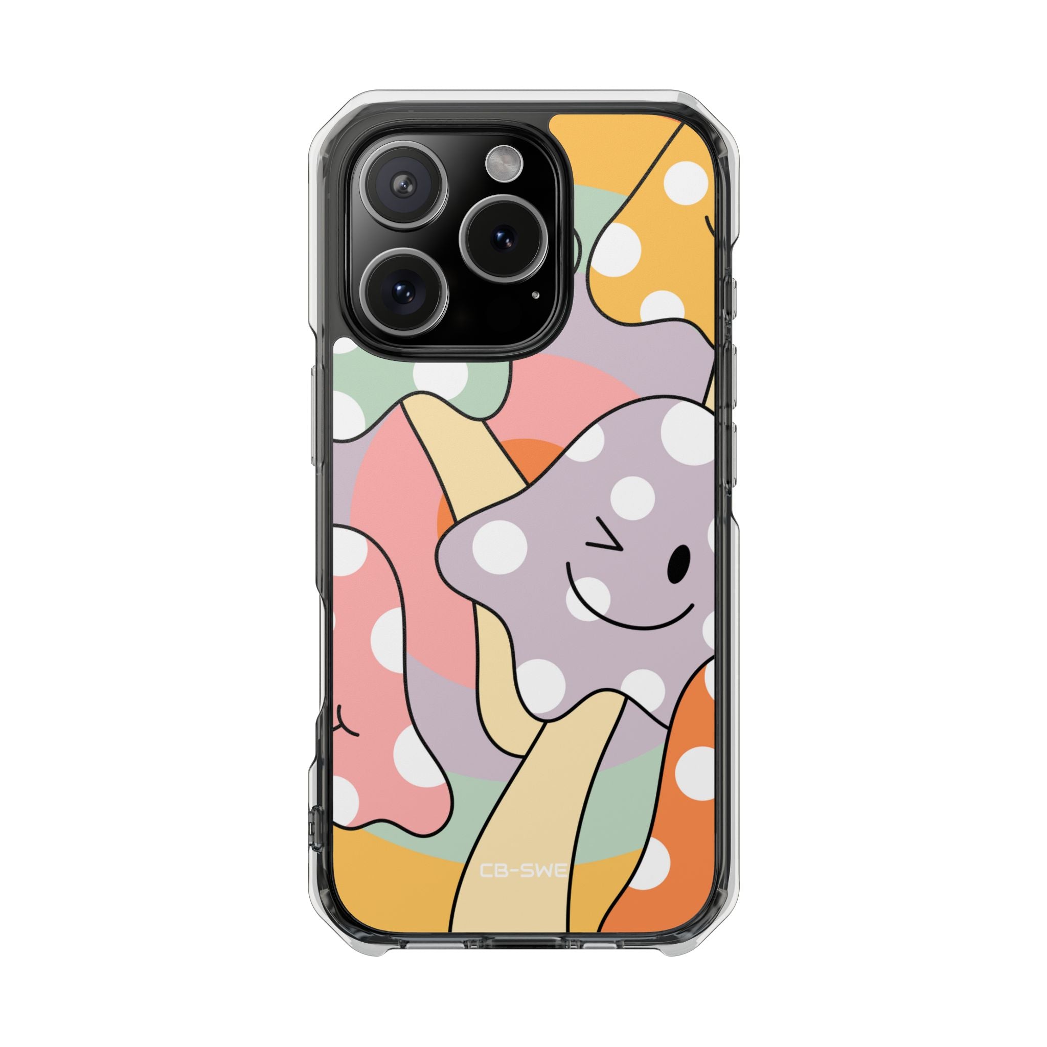 Playful Mushroom Friends iPhone Case - Impact