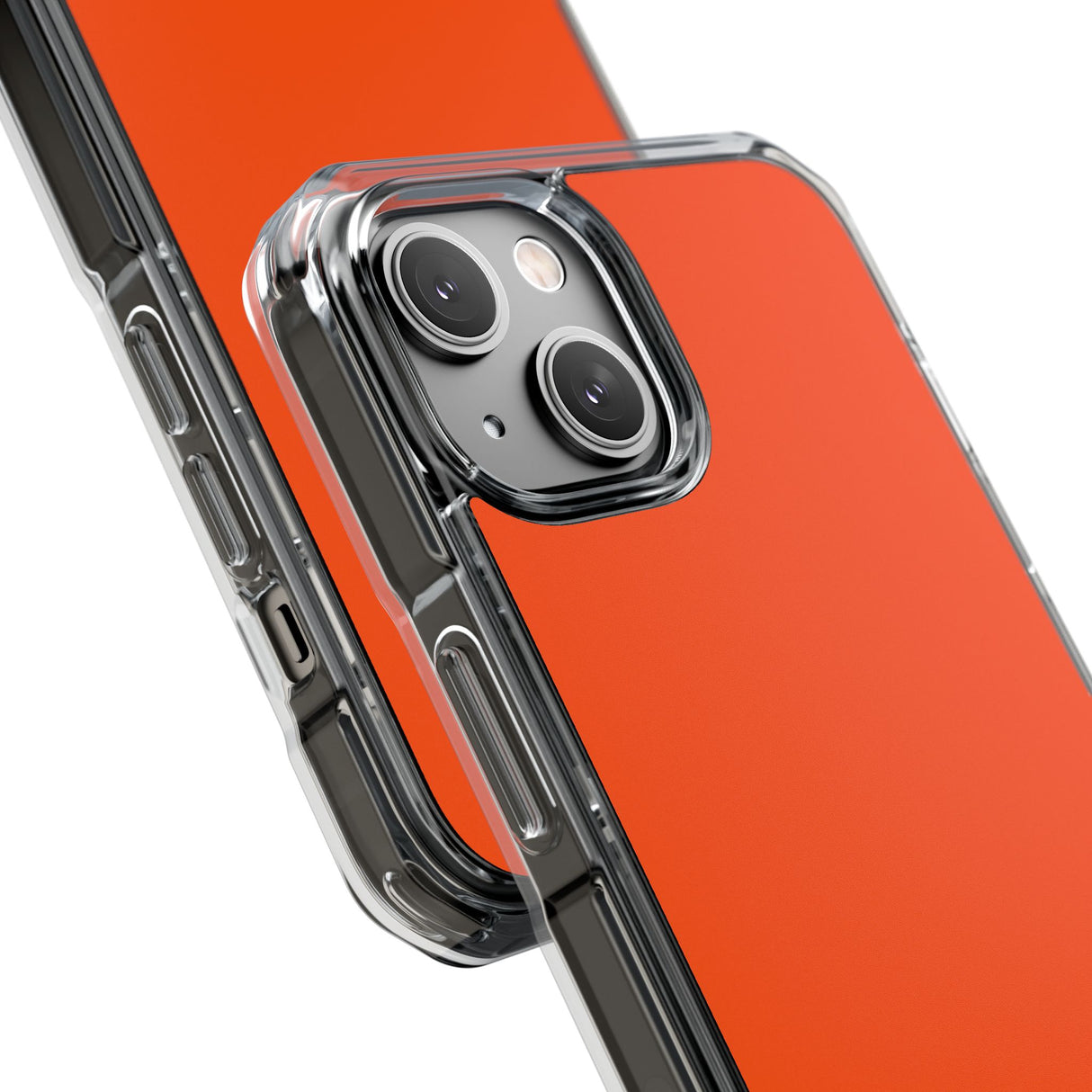 International Orange | Handyhülle für iPhone (Clear Impact Case – magnetisch) 