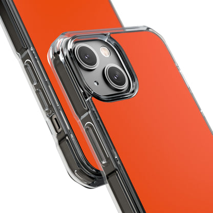 International Orange - Clear Impact Case for iPhone