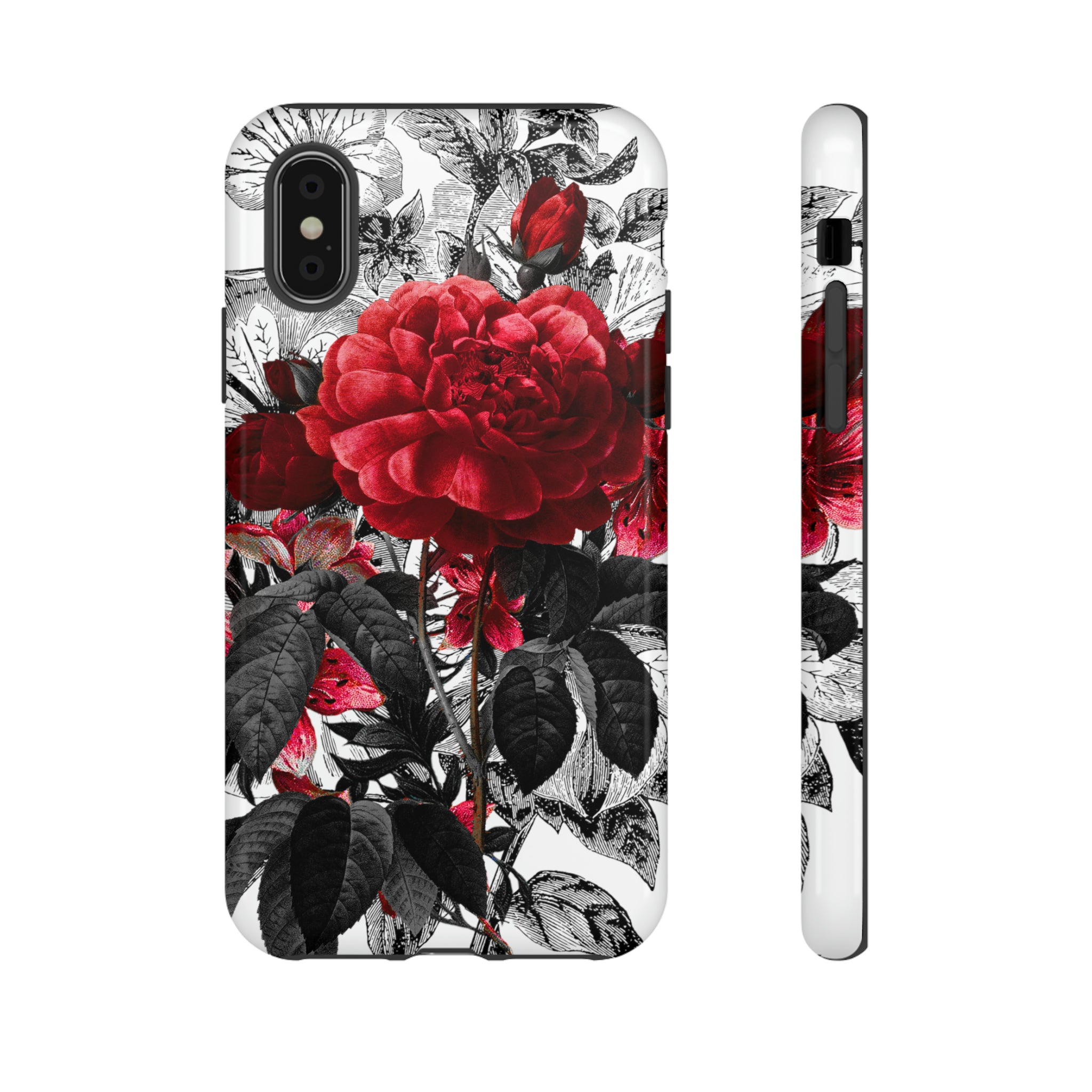 Grunicked Gothic Flower - Protective Phone Case