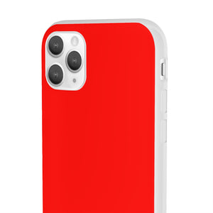 Candy Apple Red | Handyhülle für iPhone (Flexible Hülle) 