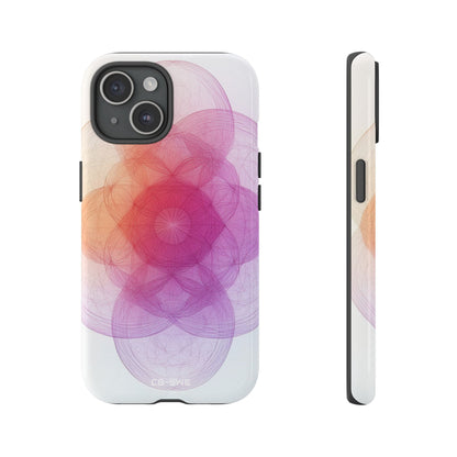 Radiant Circles Expand - iPhone Case