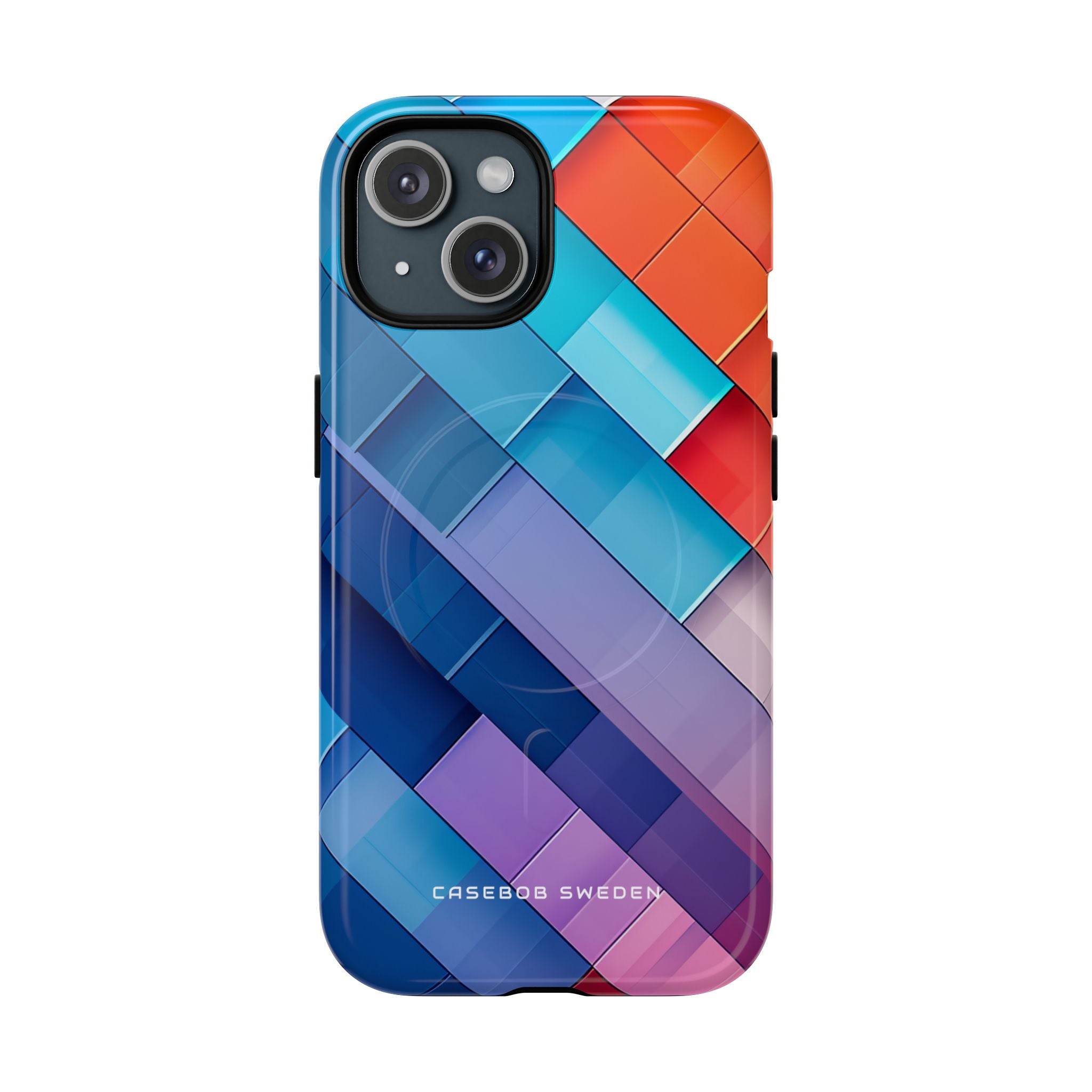 Vibrant GeoFlow iPhone 15 | Tough+ Phone Case