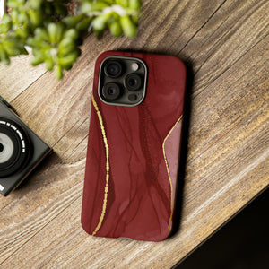 Dark Red - Protective Phone Case