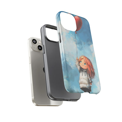 Heart Balloon Whimsy iPhone 14 Case - Tough