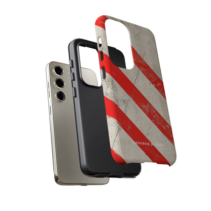 Striker Crimson Stripes Samsung S23 - Tough Phone Case