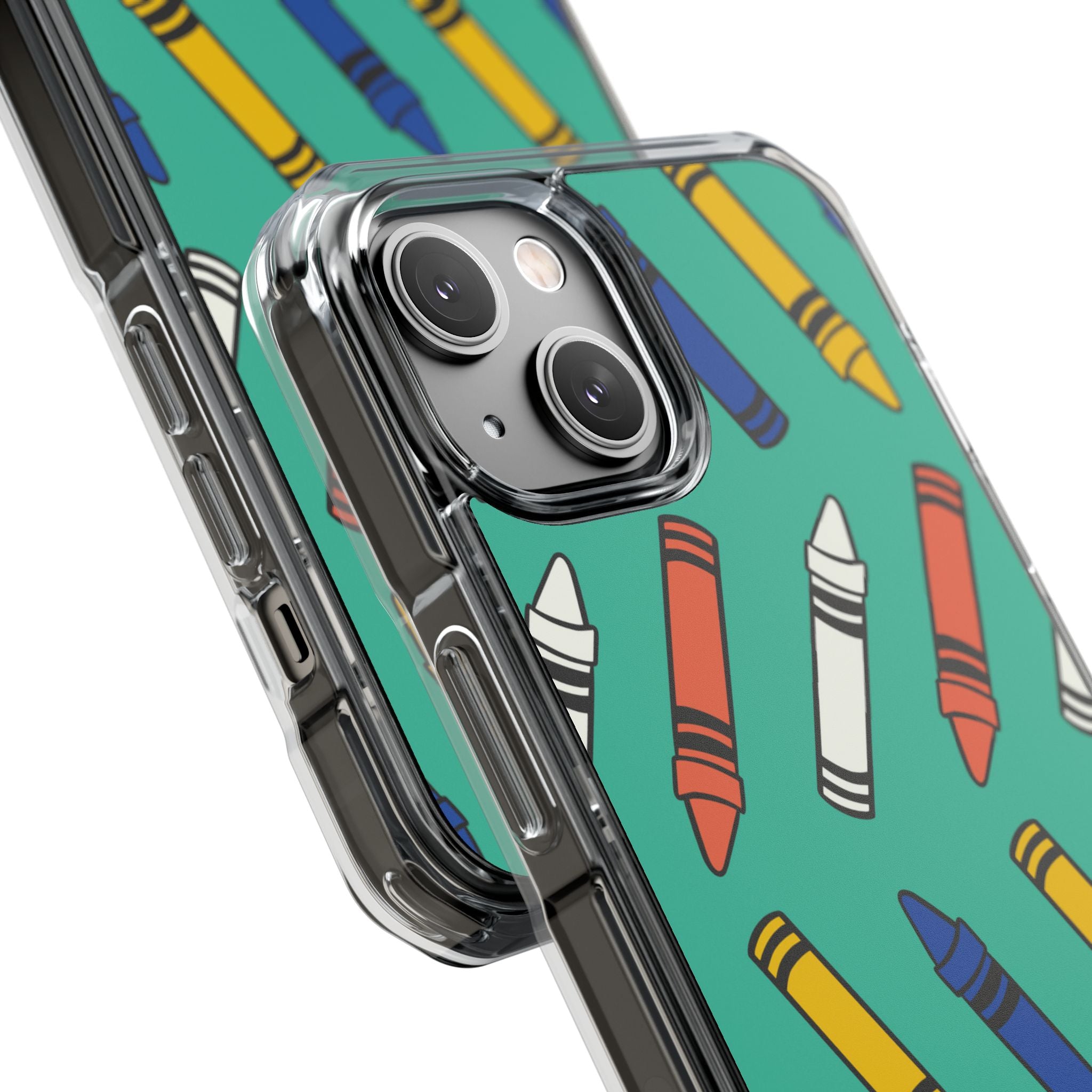 Crayons Dance Playfully iPhone Case - Impact