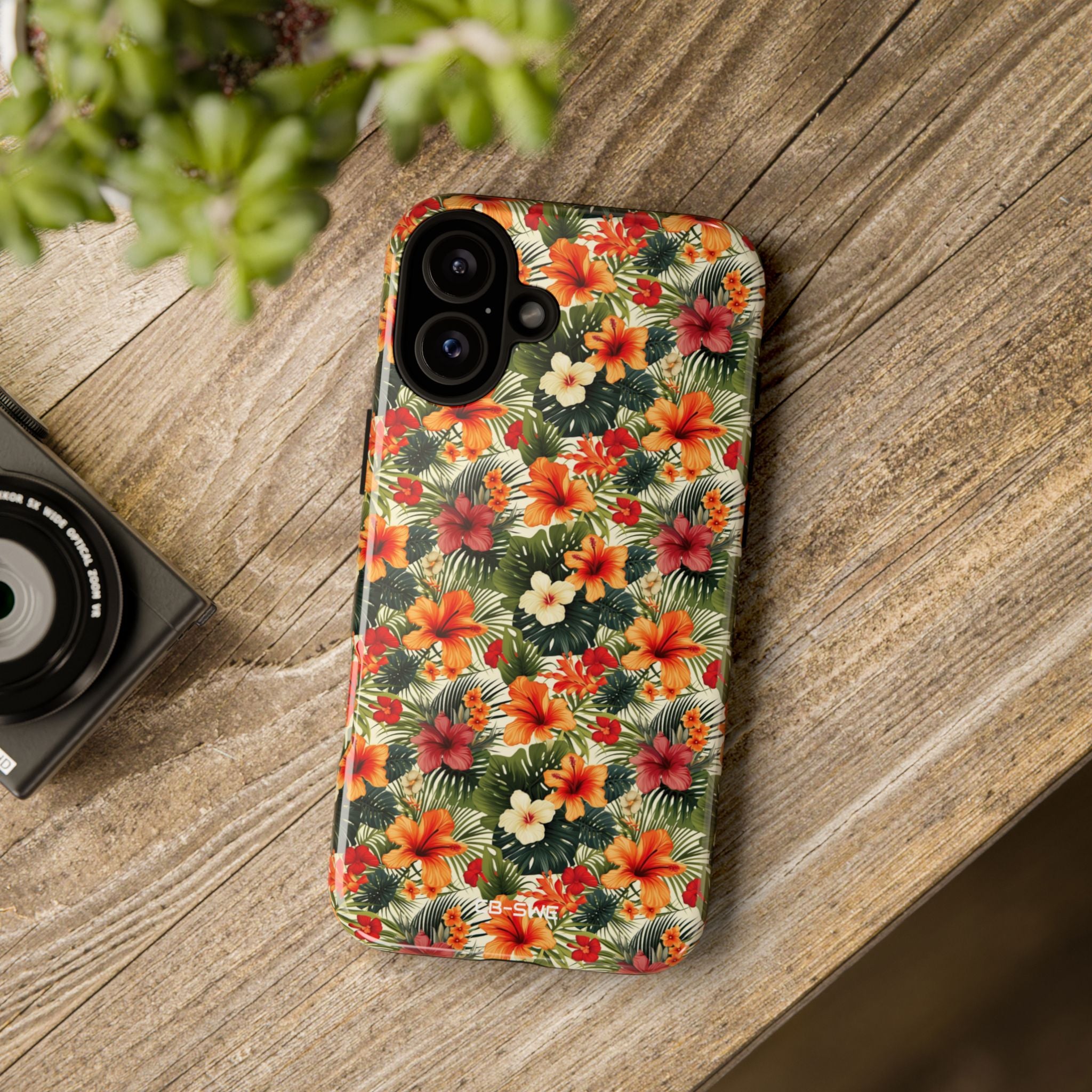 Tropical Blooms Flourish - iPhone Case