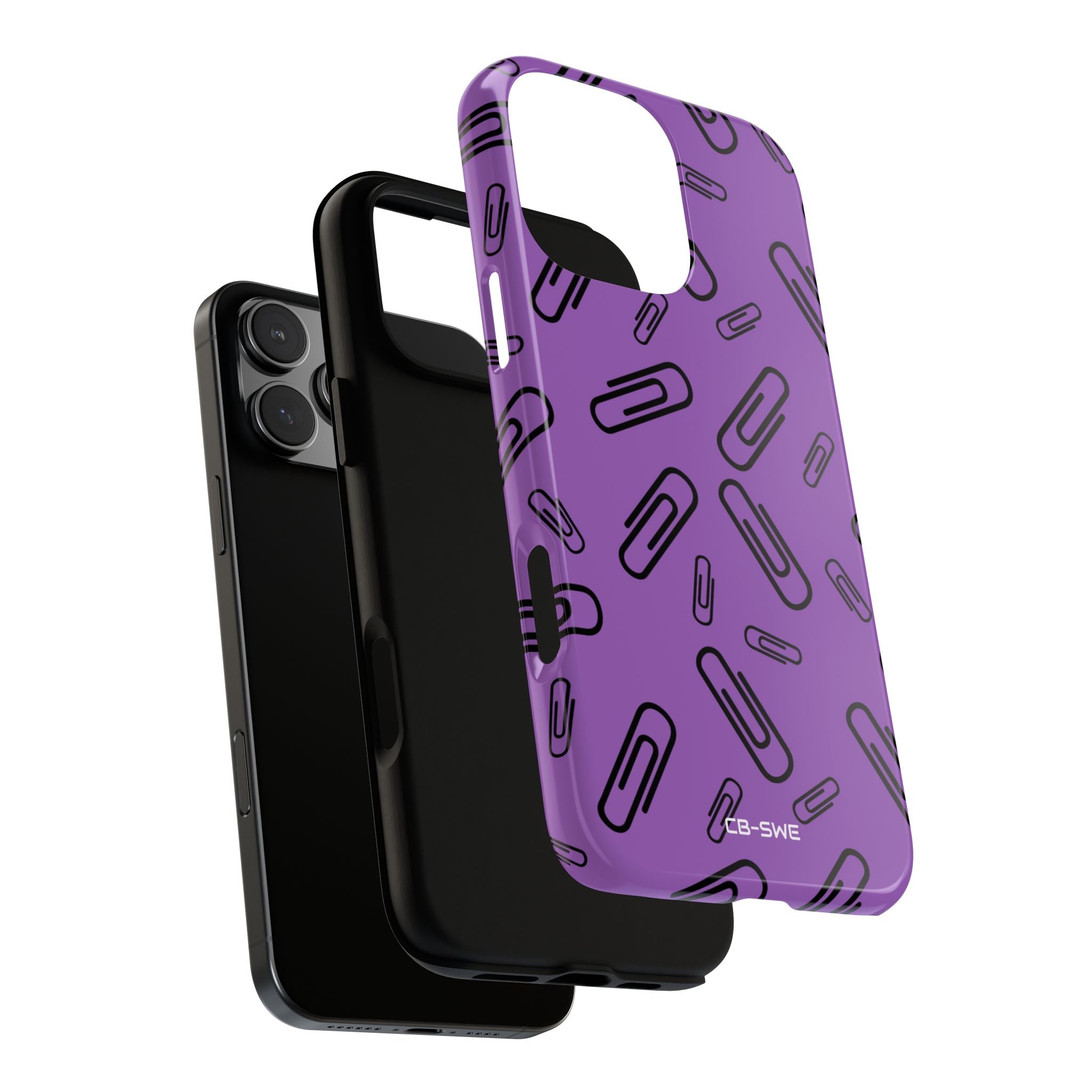 Paperclips Dance Playfully - iPhone Case