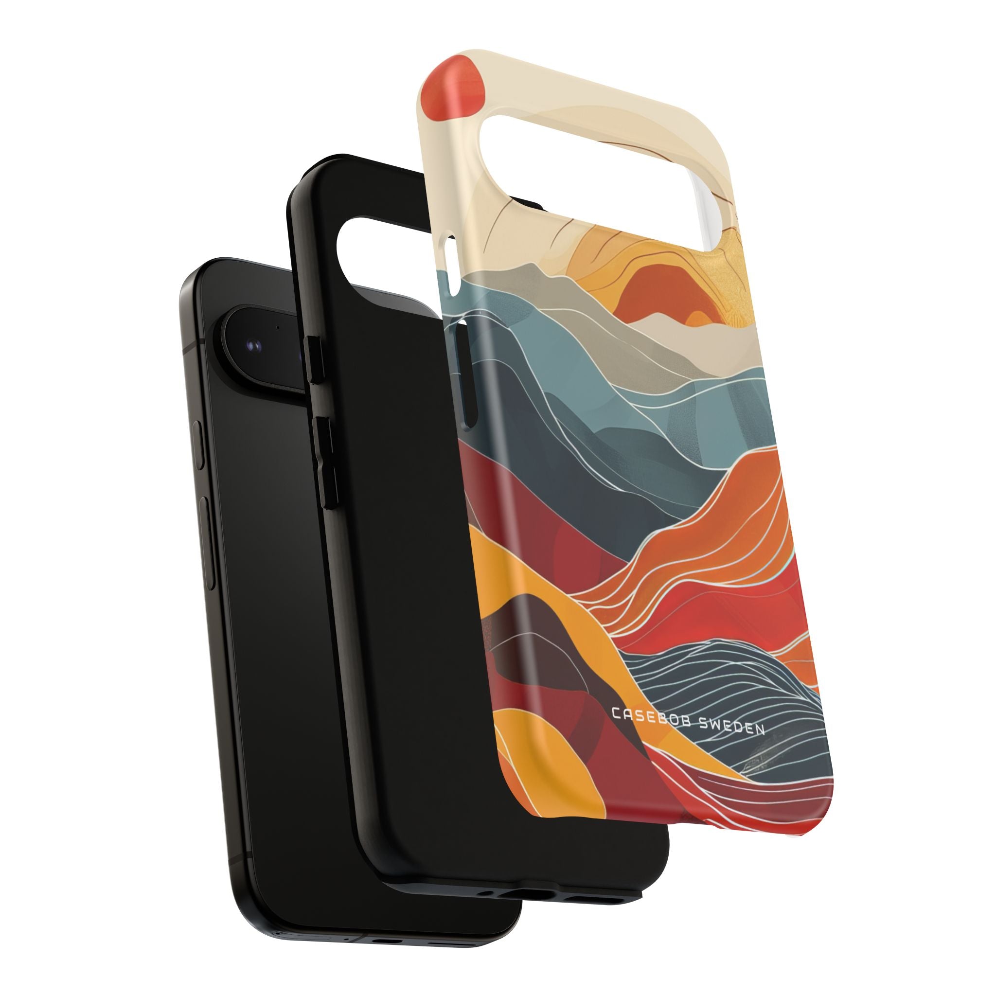 Sunlit Horizon Layers Google Pixel 9 - Tough Phone Case