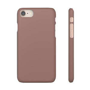 Burnished Brown iPhone Case (Slim) iPhone 8 Matte Phone Case