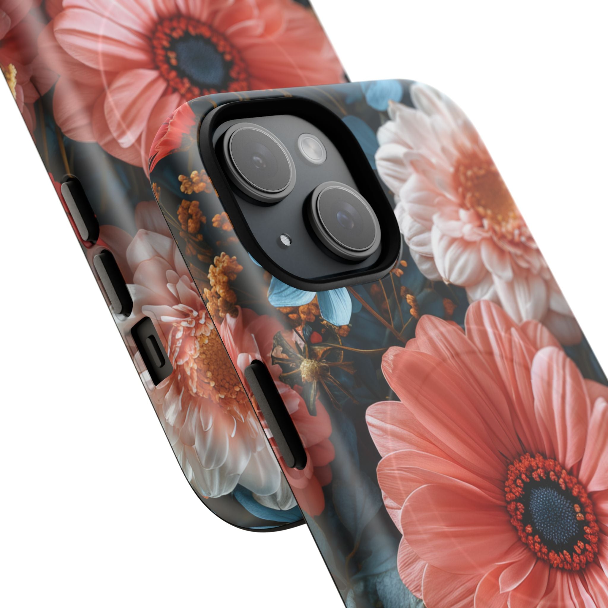 Surreal Floral Harmony iPhone 15 | Tough+ Phone Case