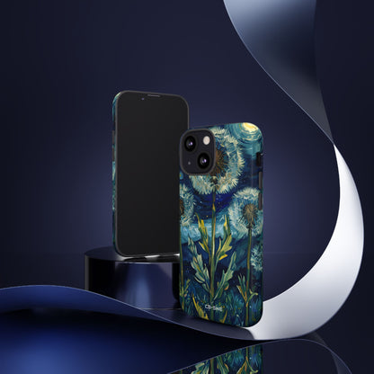 Dandelions Under Starlight - iPhone Case