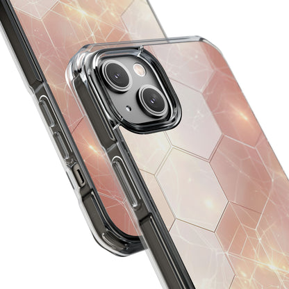 Honeycomb Glow iPhone 14 Plus Case - Impact