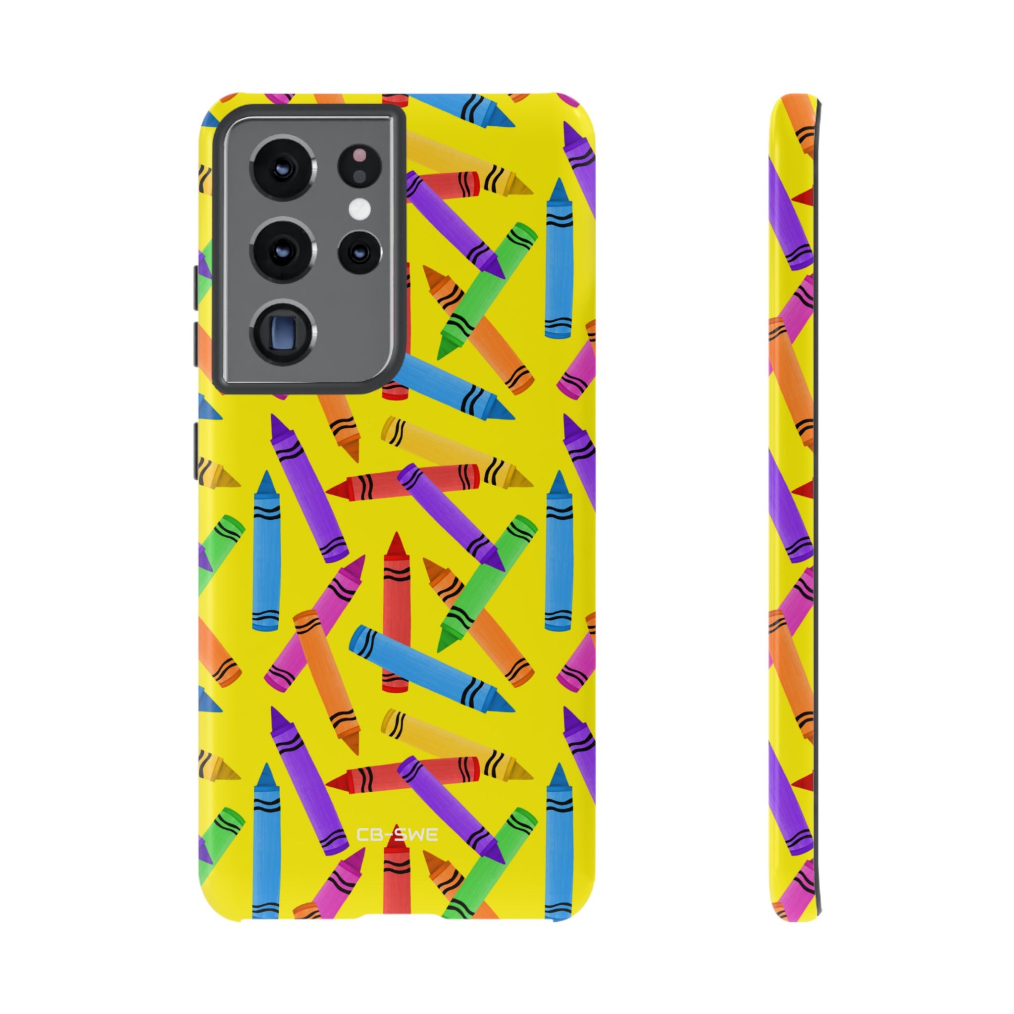 Crayons Scatter Playfully - Samsung Case