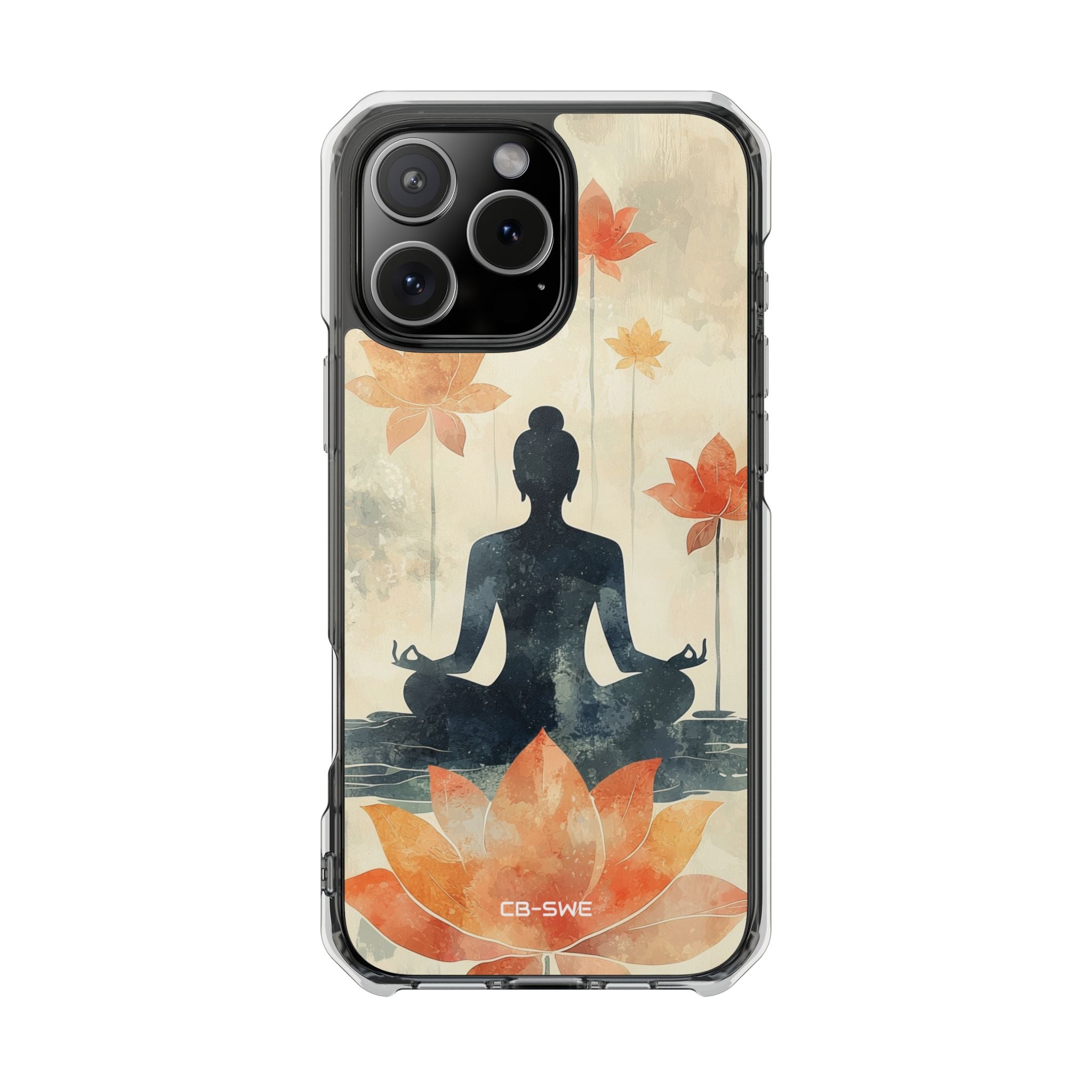 Lotus Blooms Surround iPhone Case - Impact