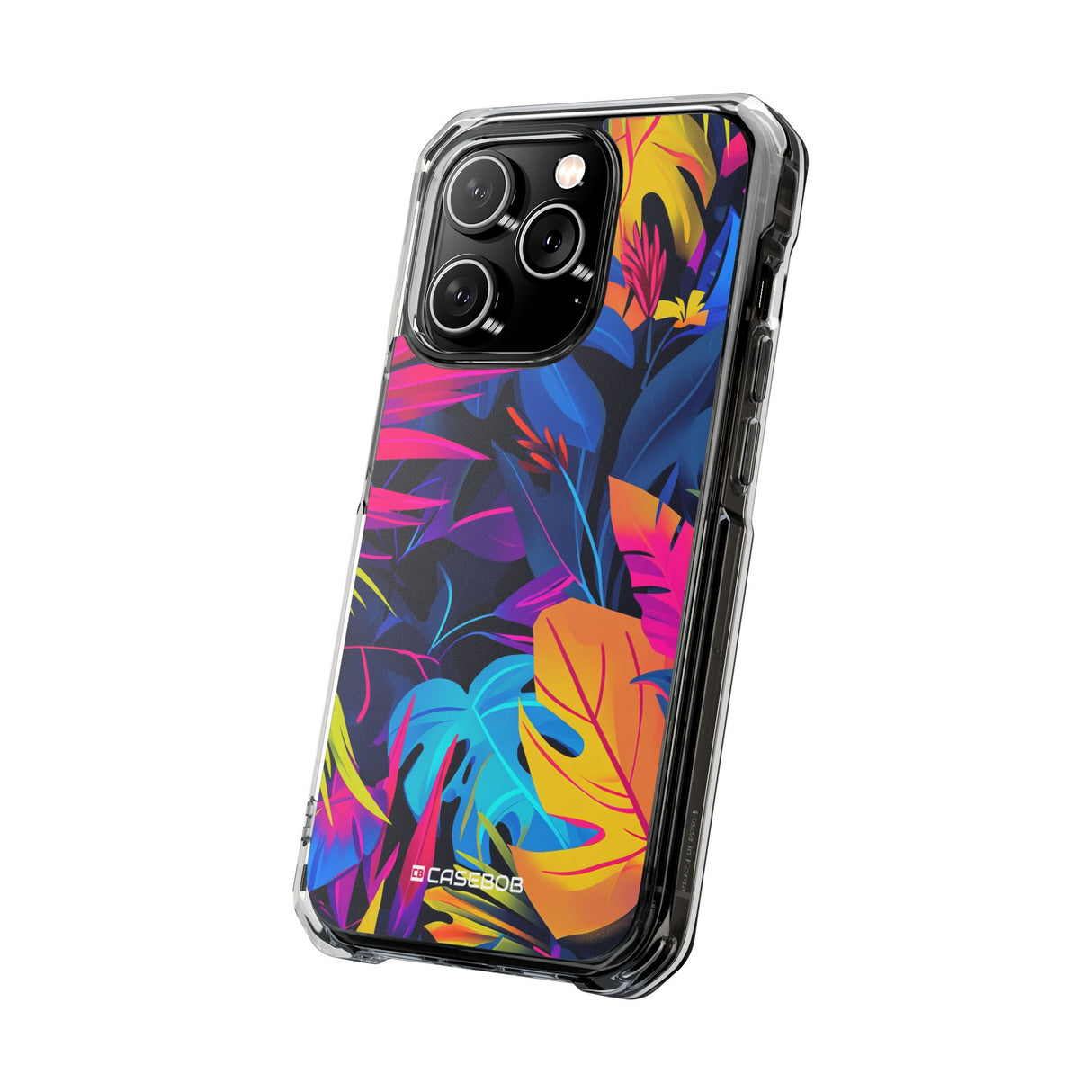 Neon Pantone Pattern | Phone Case for iPhone (Clear Impact Case - Magnetic)