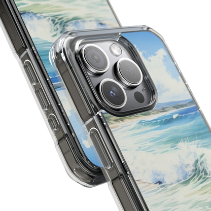 Foamy Wave Breeze iPhone 15 Pro Case - Impact