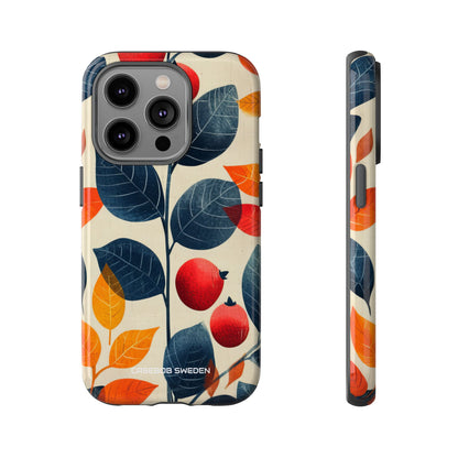 Autumn Nature Pattern - Tough iPhone 14 Phone Case