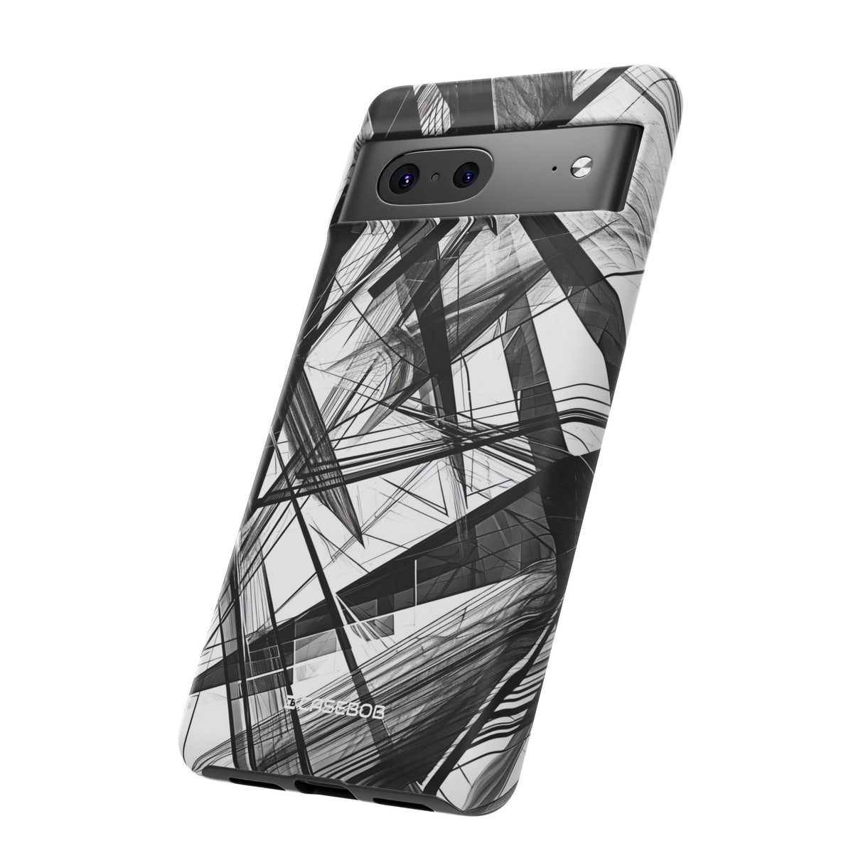 Monochrome Chaos | Protective Phone Case for Google Pixel