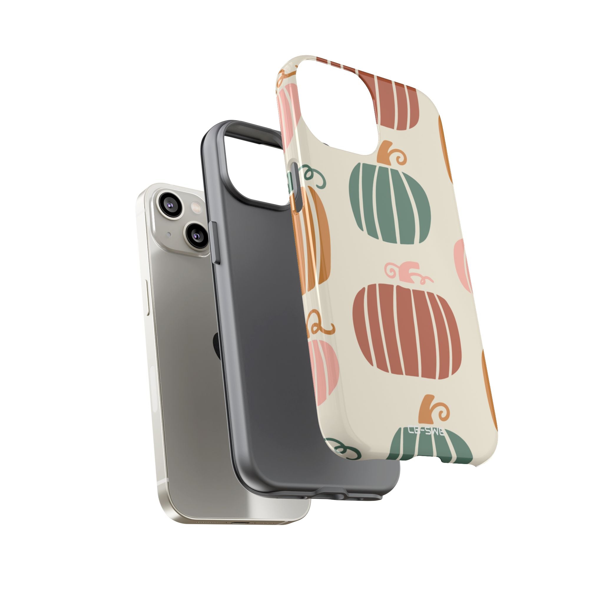 Whimsical Pumpkin Harmony - iPhone Case