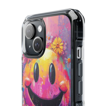 Joyful Smile Blooms iPhone Case - Impact