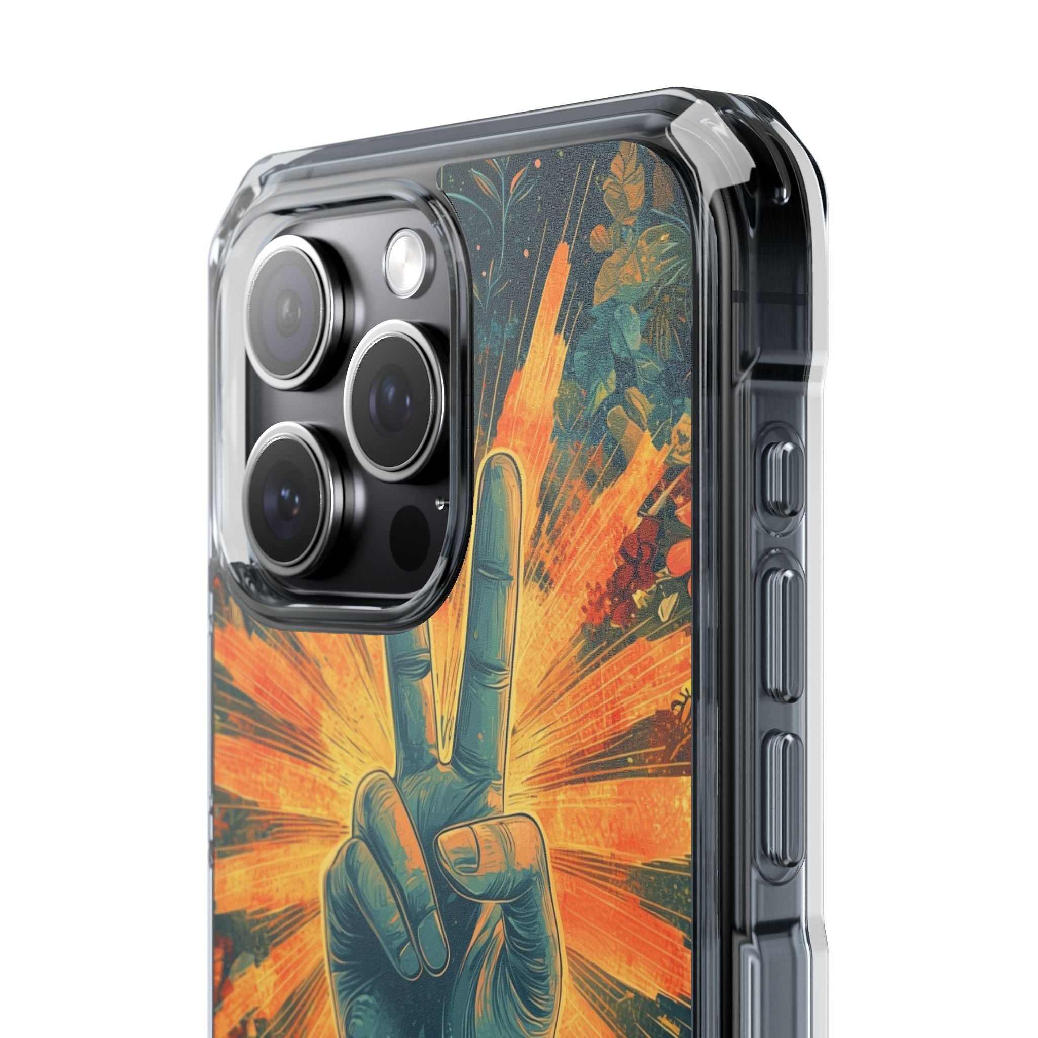 Flowers Embrace Peace iPhone Case - Impact