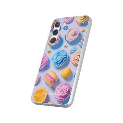 Pastel Whimsy Desserts - Flexi Samsung S23 Phone Case