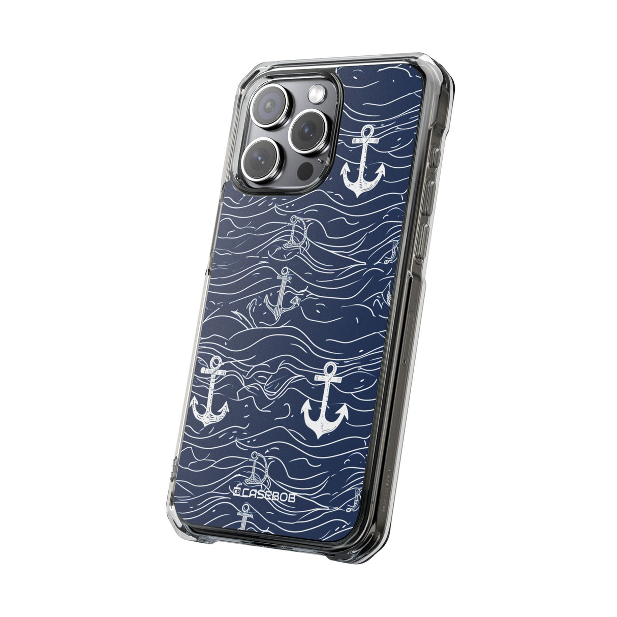 Nautical Serenity – Handyhülle für iPhone (Clear Impact – Magnetisch)