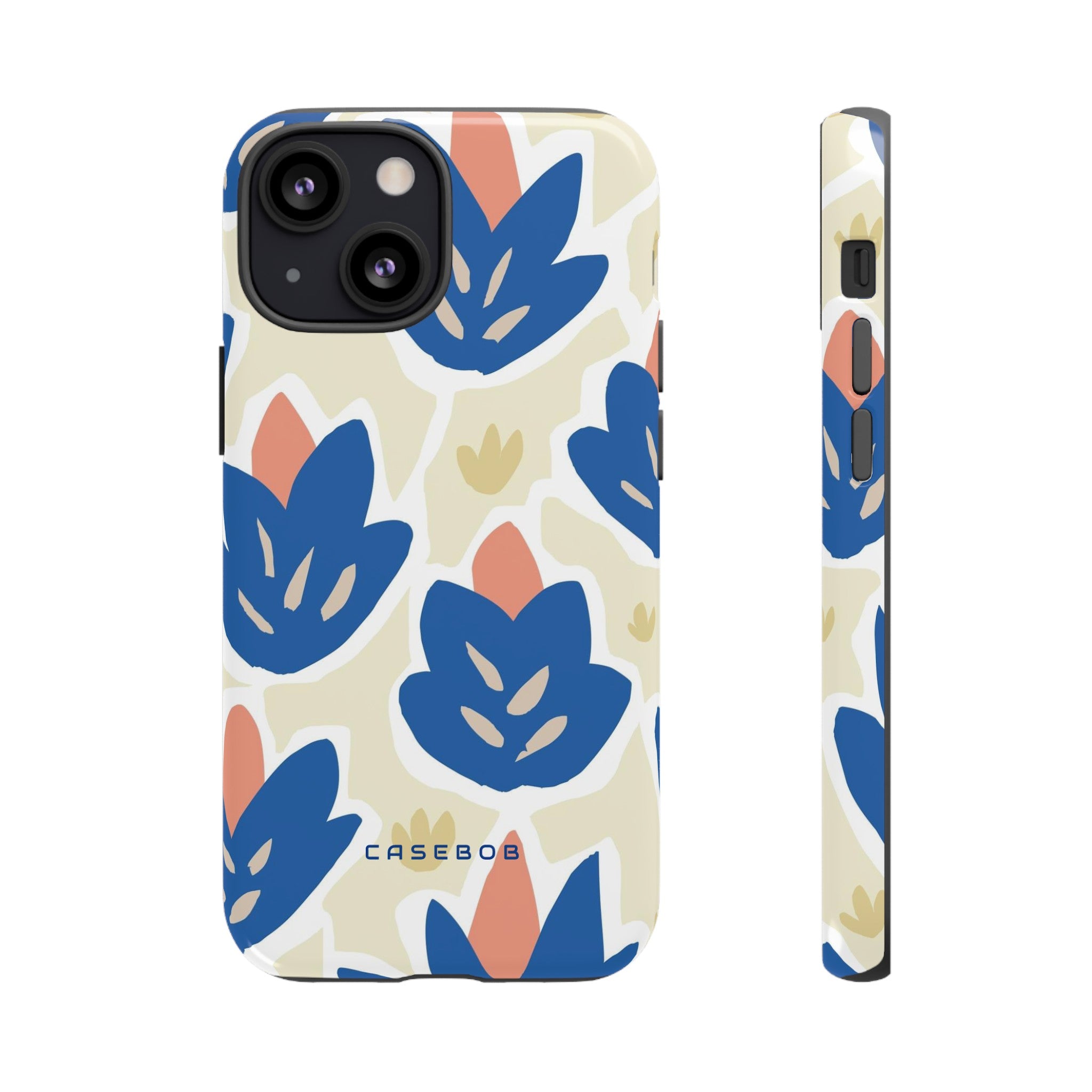 Blue Happy Flower - Protective Phone Case