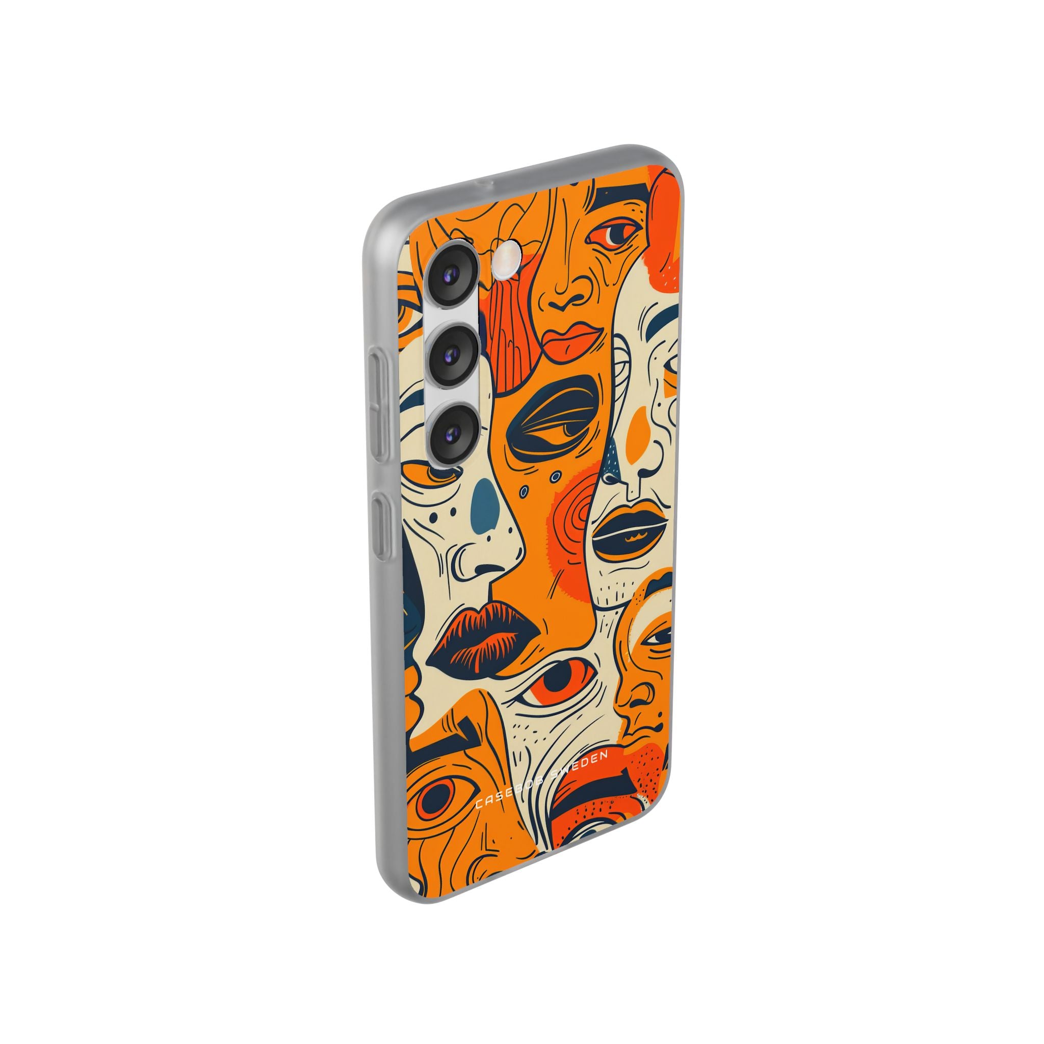 Gradient Face Mosaic Samsung S23 - Flexi Phone Case