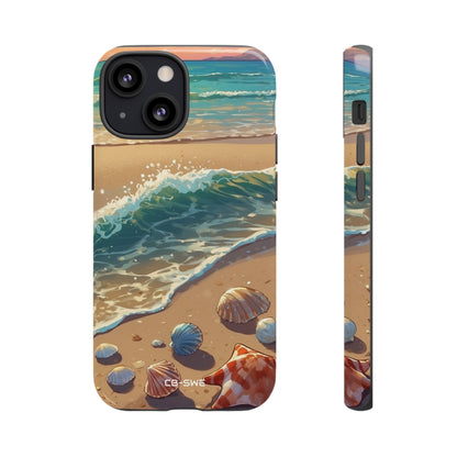 Seashells Kiss Shore - iPhone Case