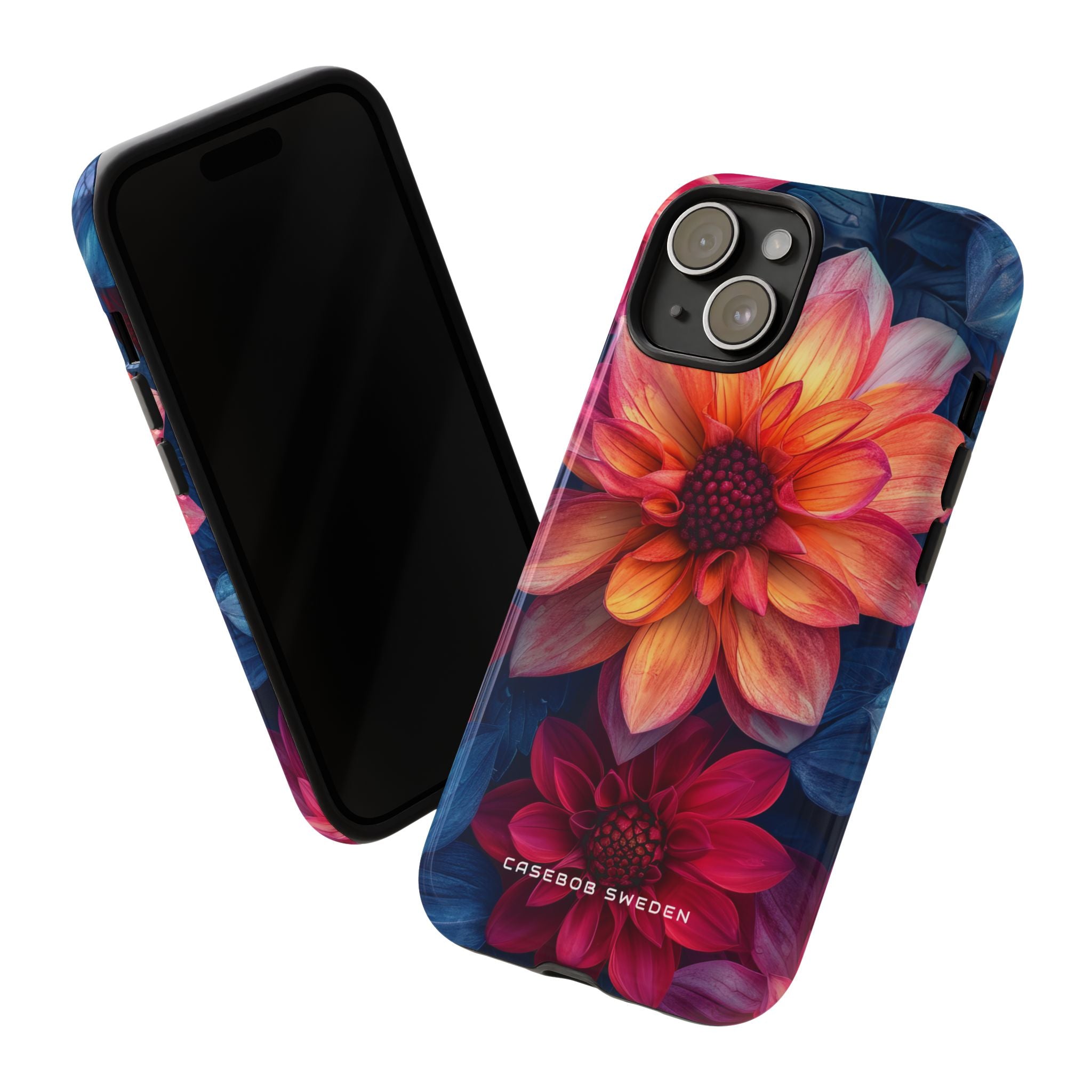 Fiery Bloom Harmony iPhone 15 - Tough Phone Case