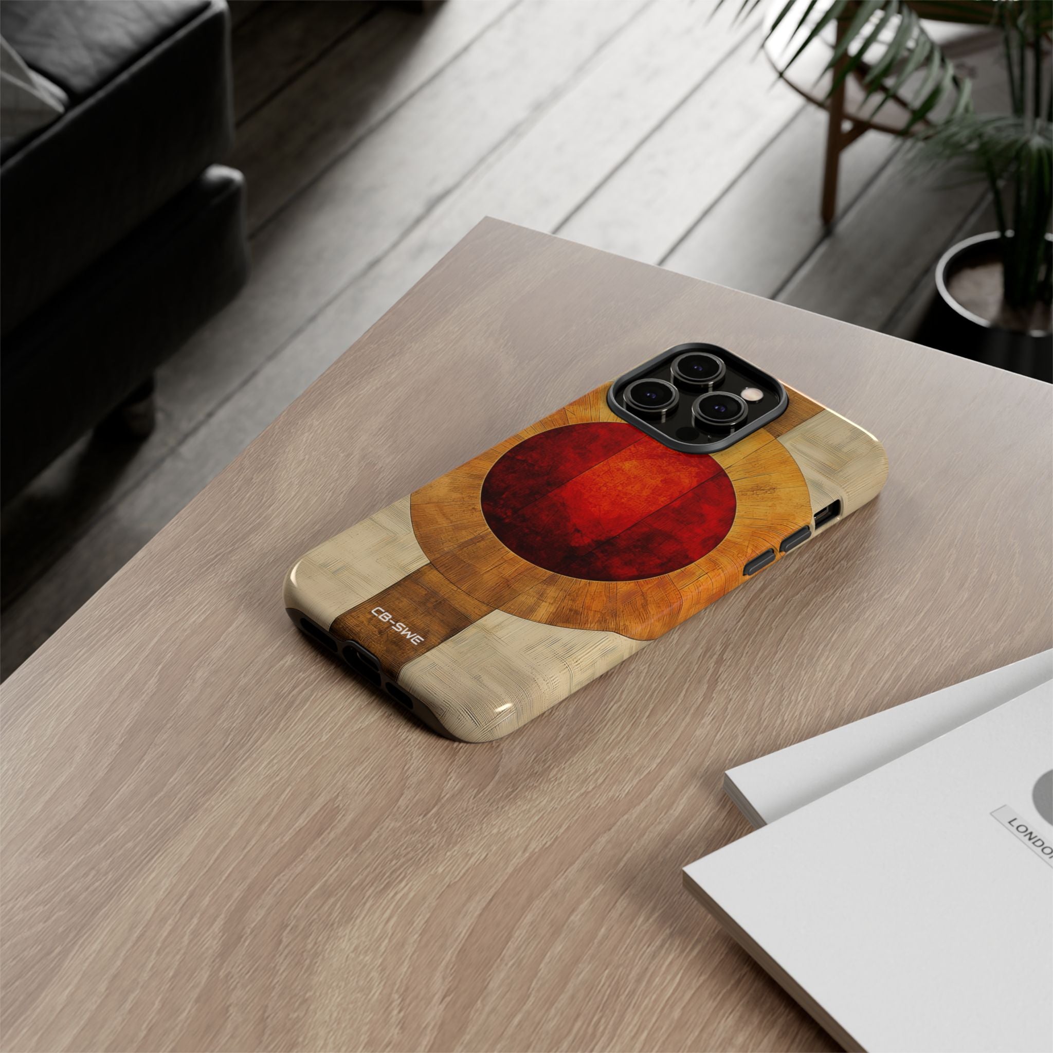 Warm Circles Embrace - iPhone Case