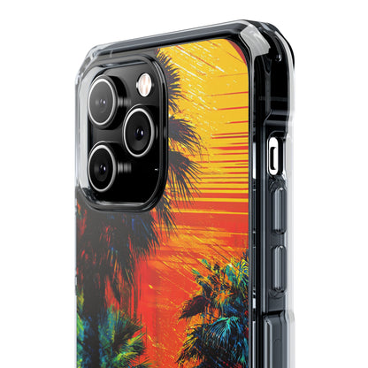 Summer Sunset Palms iPhone Case - Impact
