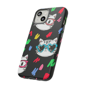 Cat Coloring - Protective Phone Case