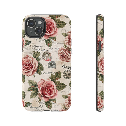 Roses & Love Letters - Protective Phone Case