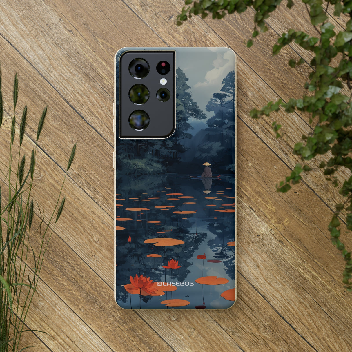 Tranquil Lotus Serenity | Biodegradable Phone Case