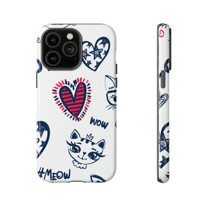 Cute Cat Wallpaper - Protective Phone Case