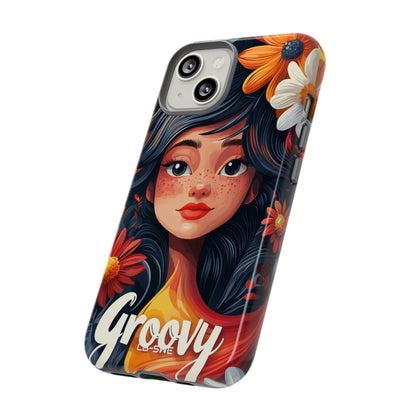 Floral Girl Smiles - iPhone Case