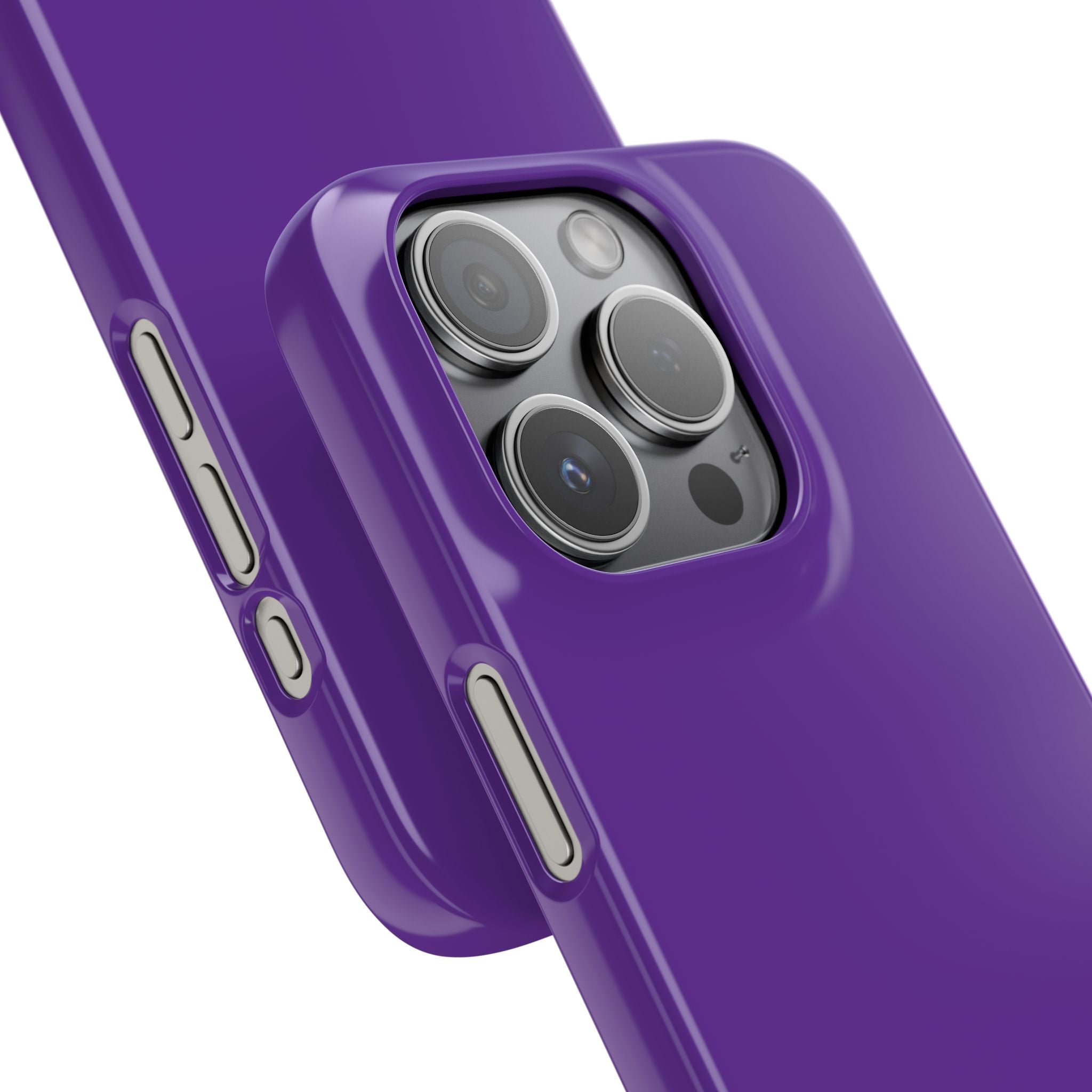 Mystic Purple Aesthetic iPhone 15 - Slim Phone Case