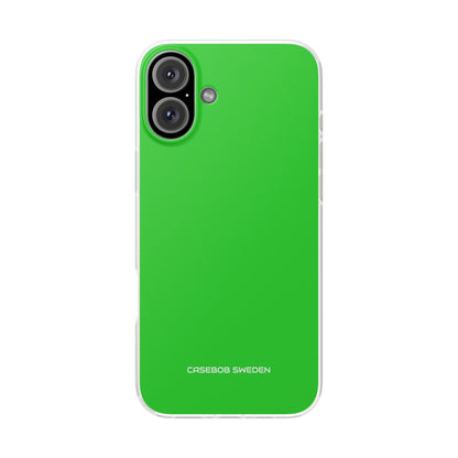 Lime Green - Flexi iPhone 16 Phone Case