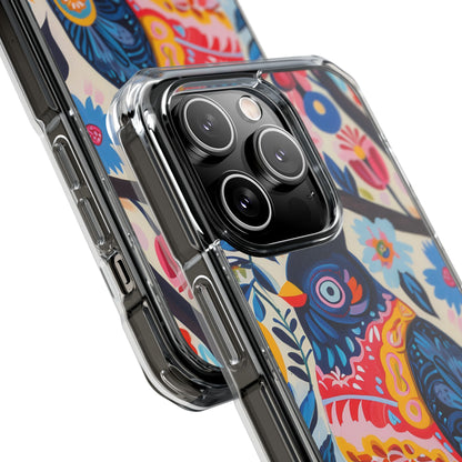 Whimsical Owl Garden iPhone 14 - Impact Clear+