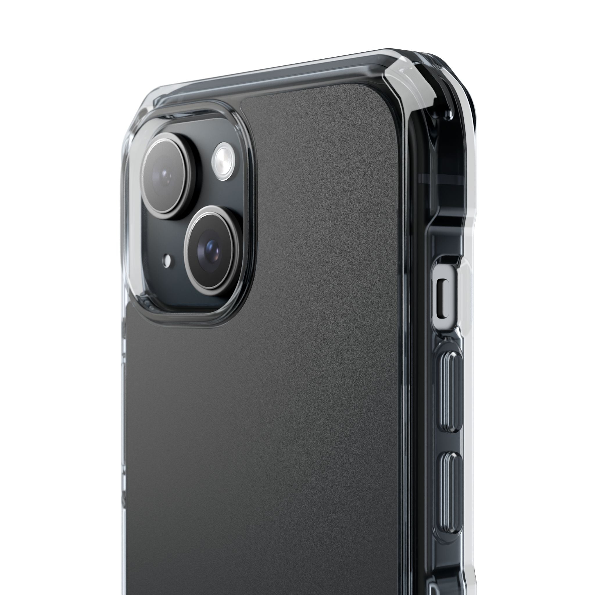 Graphite Black - Clear Impact iPhone 15 Phone Case