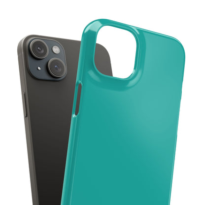 Light Sea Green iPhone 15 - Slim Phone Case