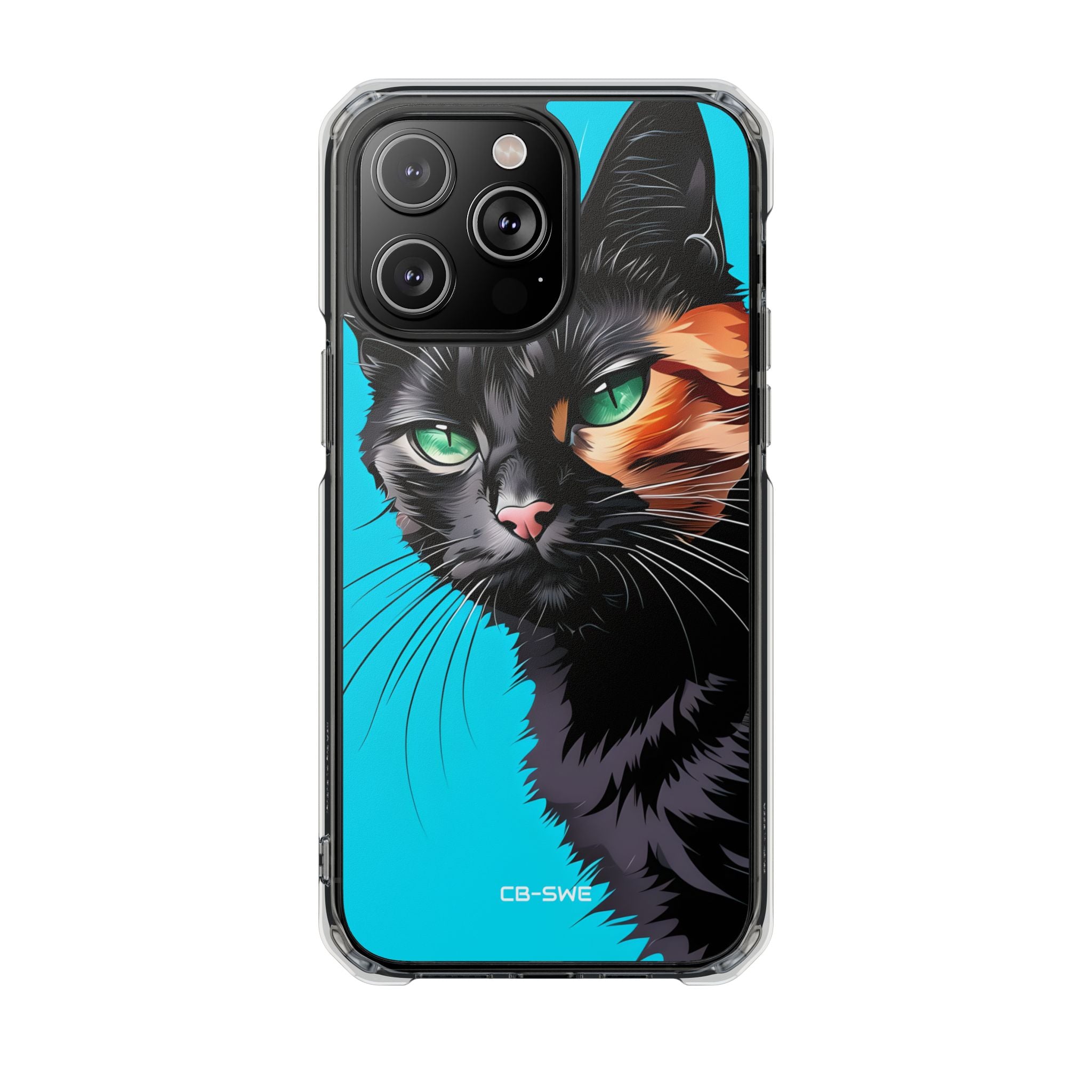 Curious Cat Stare iPhone Case - Impact