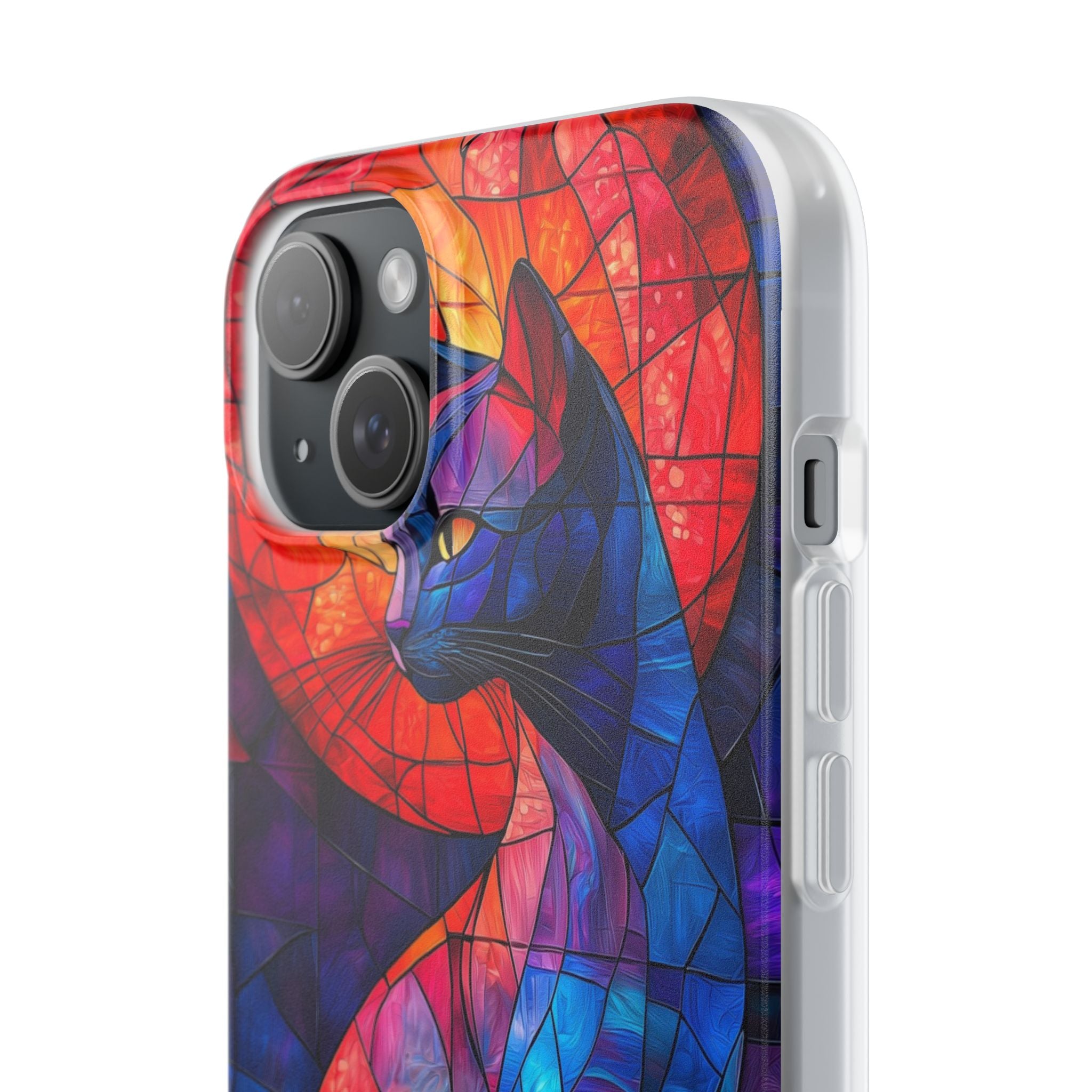 Celestial Cat iPhone 15 Plus Case - Soft