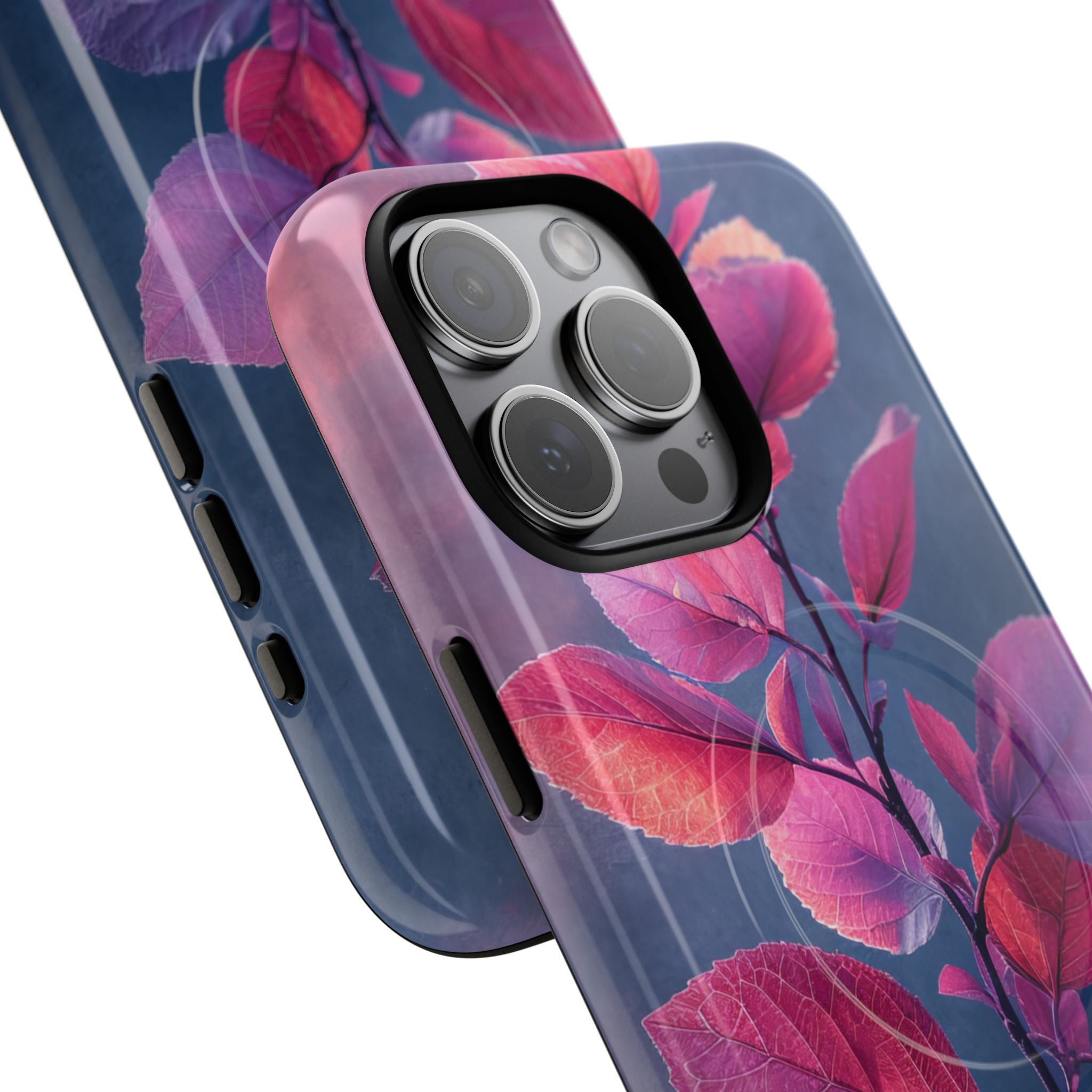 Pink Blue Nature - Tough + MagSafe® iPhone 15 Phone Case